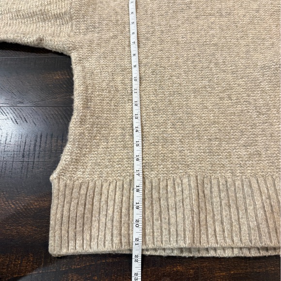 Madewell Merino Alpaca Turtleneck Sweater Oatmeal S - Picture 6 of 11